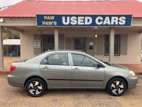 2003 Toyota Corolla for sale at Paw Paw's Used Cars in Alexandria LA