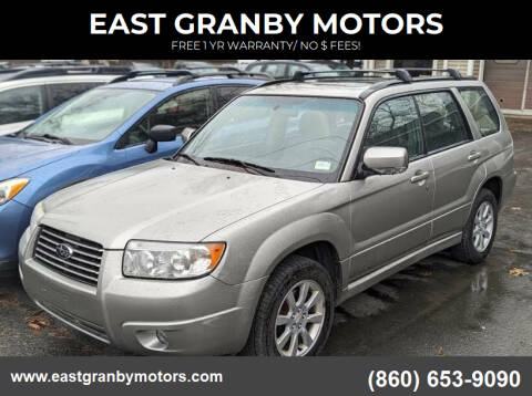 2006 Subaru Forester for sale at EAST GRANBY MOTORS in East Granby CT