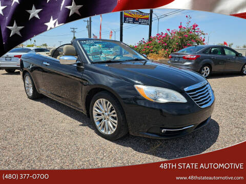 2012 Chrysler 200 for sale at 48TH STATE AUTOMOTIVE in Mesa AZ