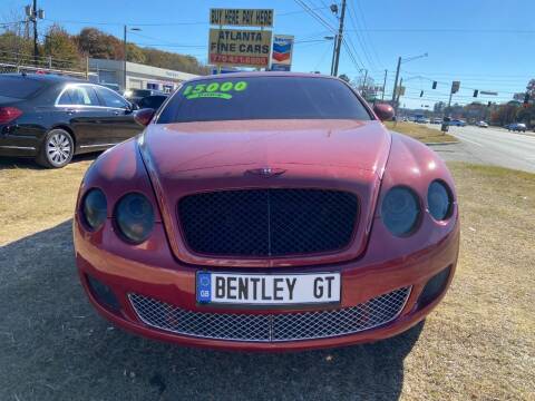 2005 Bentley Continental for sale at Atlanta Fine Cars in Jonesboro GA
