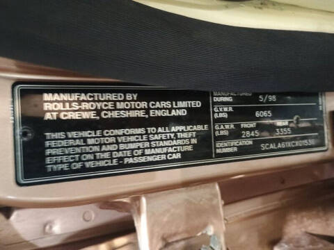 1999 Rolls-Royce Silver Seraph