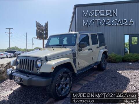 2017 Jeep Wrangler Unlimited for sale at Modern Motorcars in Nixa MO