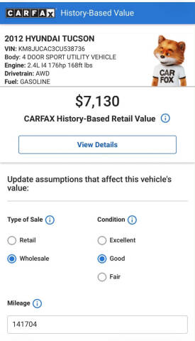 2012 Hyundai Tucson Limited