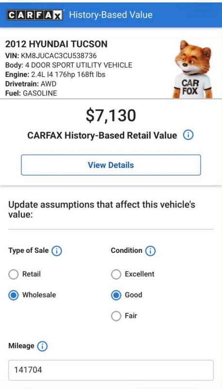 2012 Hyundai Tucson Limited