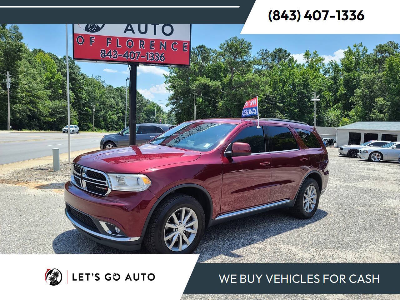 Octane Red Pearl Coat 2017 Dodge Durango SUV / Crossover All-Wheel Drive 8-Speed Automatic