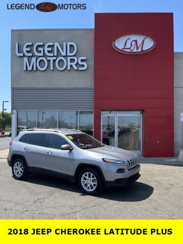 2018 Jeep Cherokee for sale at Legend Motors of Ferndale in Ferndale MI