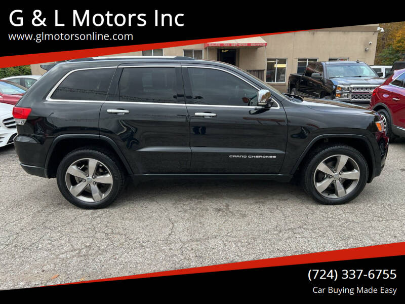 2016 Jeep Grand Cherokee for sale at G & L Motors Inc in New Kensington PA