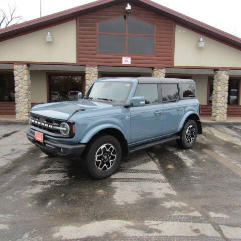 Used 2022 Ford Bronco 4-Door Outer Banks with VIN 1FMDE5DH4NLA83384 for sale in Sheridan, WY