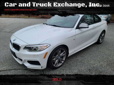 2015 BMW 2 Series for sale at Car and Truck Exchange, Inc. in Rowley MA