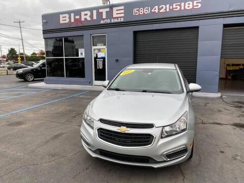 2015 Chevrolet Cruze for sale at Bi-Rite Auto Sales in Clinton Township MI