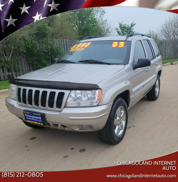 2003 Jeep Grand Cherokee for sale at Chicagoland Internet Auto - 410 N Vine St New Lenox IL, 60451 in New Lenox IL