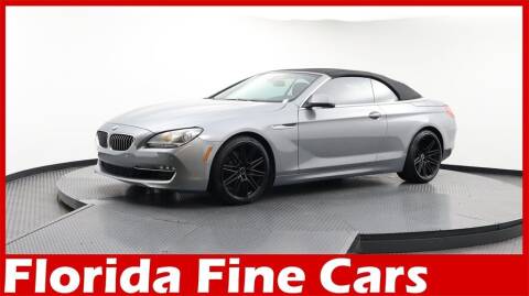 2012 BMW 6 Series for sale at Florida Fine Cars - West Palm Beach in West Palm Beach FL