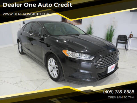 2014 Ford Fusion for sale at Dealer One Auto Credit in Oklahoma City OK