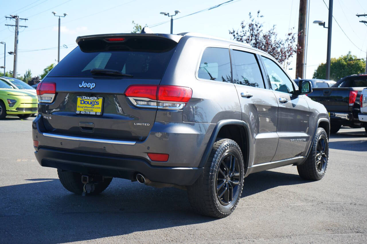 2017 Jeep Grand Cherokee for sale at Michael Wilson Hyundai Consulting in Edmonds, WA