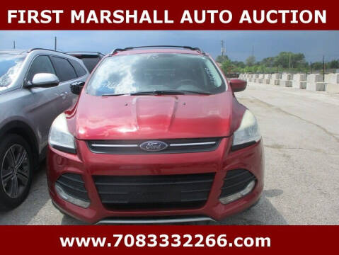 2013 Ford Escape for sale at First Marshall Auto Auction in Harvey IL