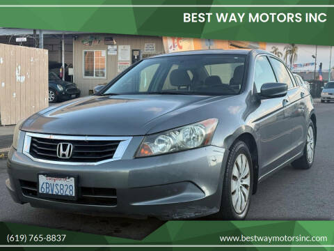 2008 Honda Accord for sale at BEST WAY MOTORS INC in San Diego CA