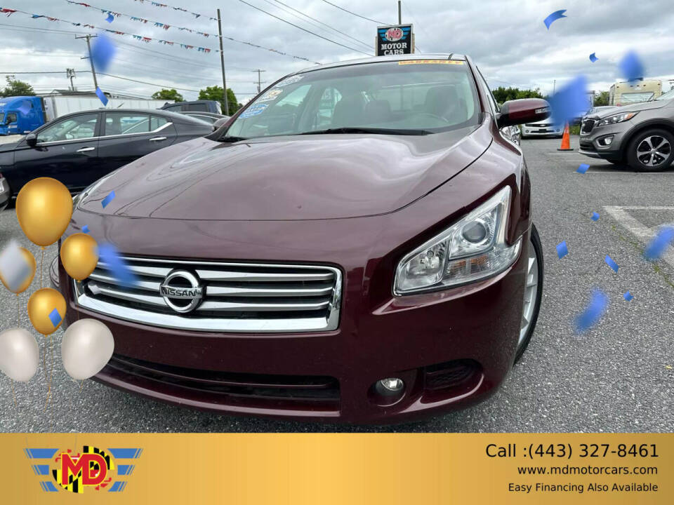 2012 Nissan Maxima for sale at MD MOTORCARS in Aberdeen, MD