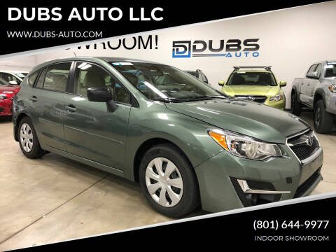 2015 Subaru Impreza for sale at DUBS AUTO LLC in Clearfield UT