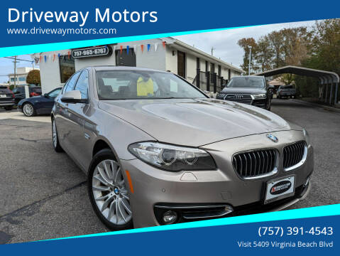 2015 BMW 5 Series for sale at Driveway Motors in Virginia Beach VA