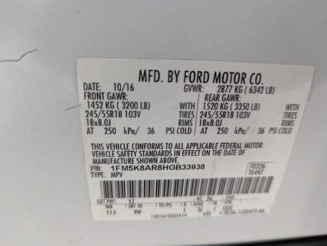 2017 Ford Explorer Police Interceptor Utility