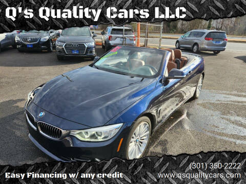 2015 BMW 4 Series for sale at Q's Quality Cars LLC in Capitol Heights MD