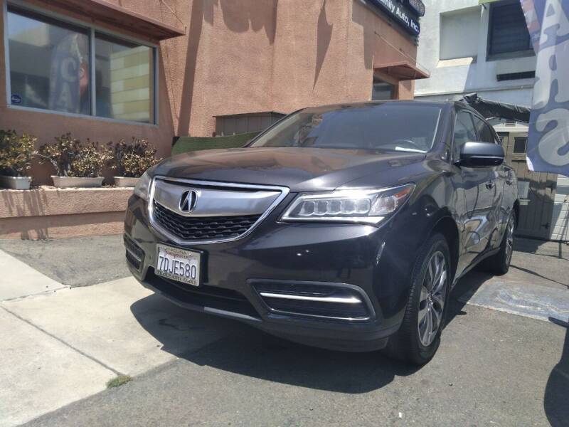 2014 Acura MDX for sale at Western Motors Inc in Los Angeles CA