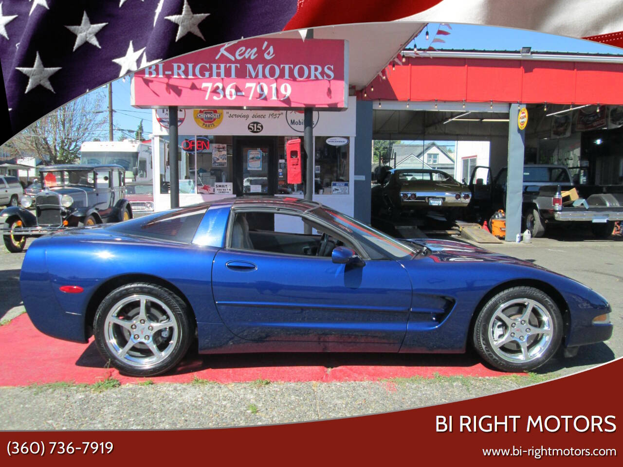 LeMans Blue 2004 Chevrolet Corvette Base 2dr Coupe 1