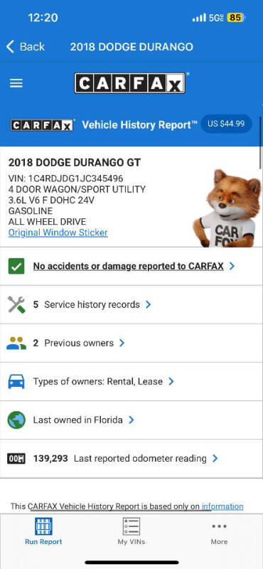 2018 Dodge Durango GT