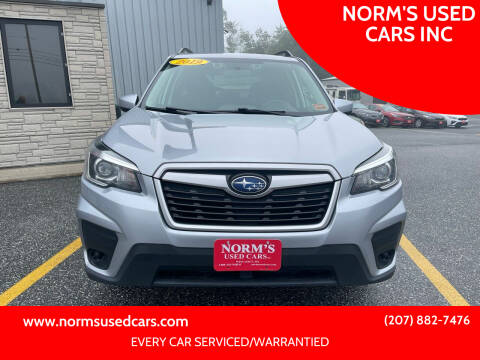 2019 Subaru Forester for sale at NORM'S USED CARS INC in Wiscasset ME