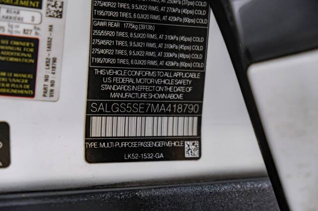 2021 Land Rover Range Rover P525 HSE Westminster Edition