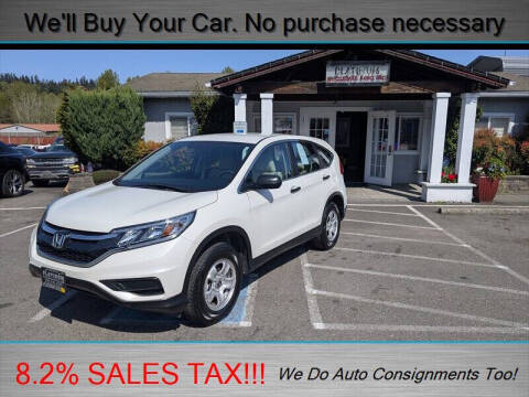 2016 Honda CR-V for sale at Platinum Autos in Woodinville WA