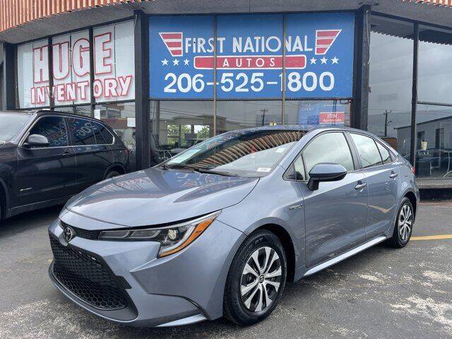 2021 Toyota Corolla Hybrid for sale at First National Autos of Tacoma in Lakewood WA