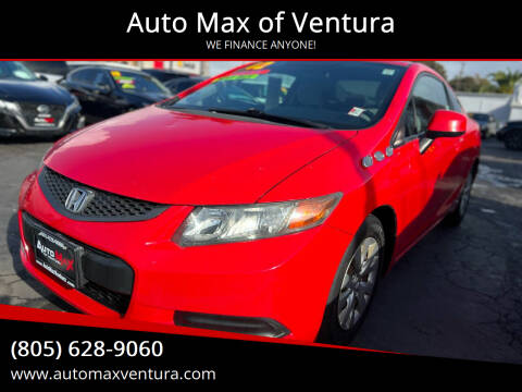 2012 Honda Civic for sale at Auto Max of Ventura in Ventura CA