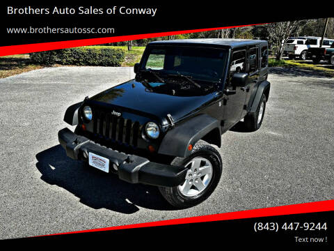 Jeep Wrangler For Sale in Conway, SC - Brothers Auto Sales of Conway Jeep Wrangler For Sale in Conway, SC - Brothers Auto Sales of Conway
