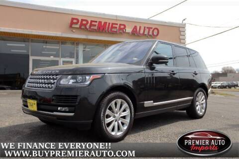 2016 Land Rover Range Rover for sale at PREMIER AUTO IMPORTS - Temple Hills Location in Temple Hills MD