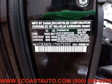 2007 Chrysler Crossfire Limited