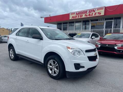 2013 Chevrolet Equinox for sale at Modern Auto Sales in Hollywood FL