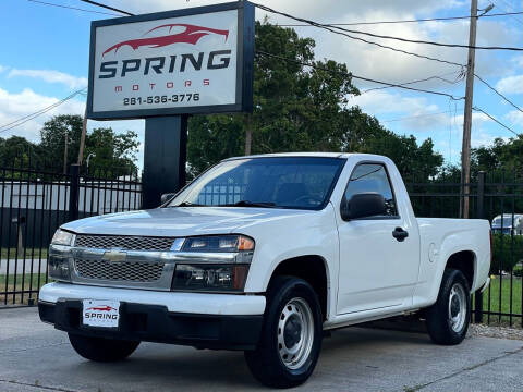 2012 Chevrolet Colorado for sale at Spring Motors in Spring TX