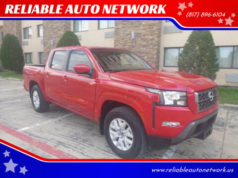 2022 Nissan Frontier for sale at RELIABLE AUTO NETWORK in Arlington TX