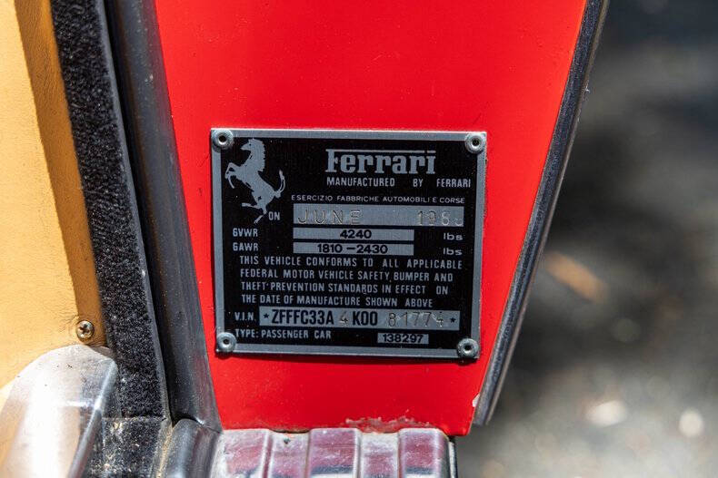 1989 Ferrari Mondial T