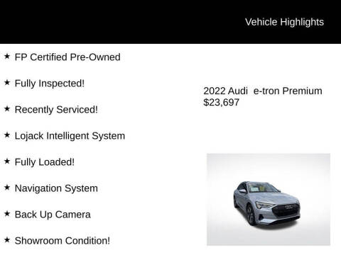 2022 Audi e-tron quattro Premium