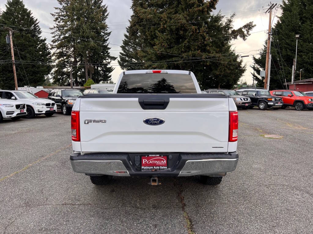 2015 Ford F-150 for sale at PLATINUM AUTO SALES INC in Lacey, WA