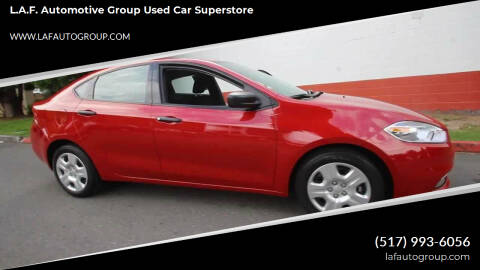 2013 Dodge Dart for sale at L.A.F. Automotive Group Used Car Superstore in Lansing MI