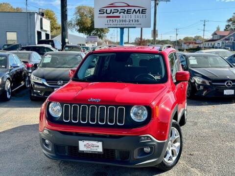 2017 Jeep Renegade for sale at Supreme Auto Sales in Chesapeake VA