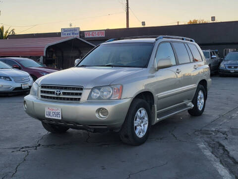 2002 Toyota Highlander for sale at California Auto Deals in Sacramento CA