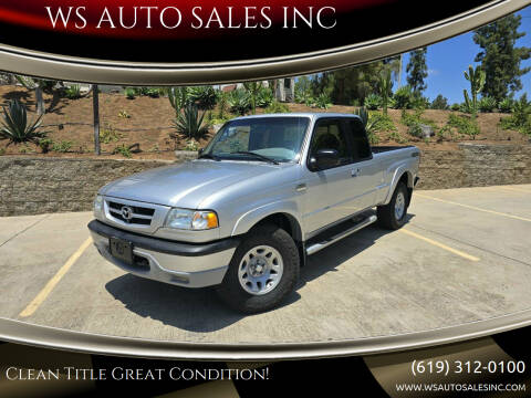 2002 Mazda Truck for sale at WS AUTO SALES INC in El Cajon CA