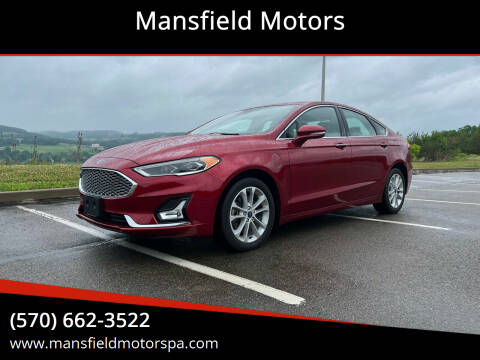 2019 Ford Fusion Energi for sale at Mansfield Motors in Mansfield PA