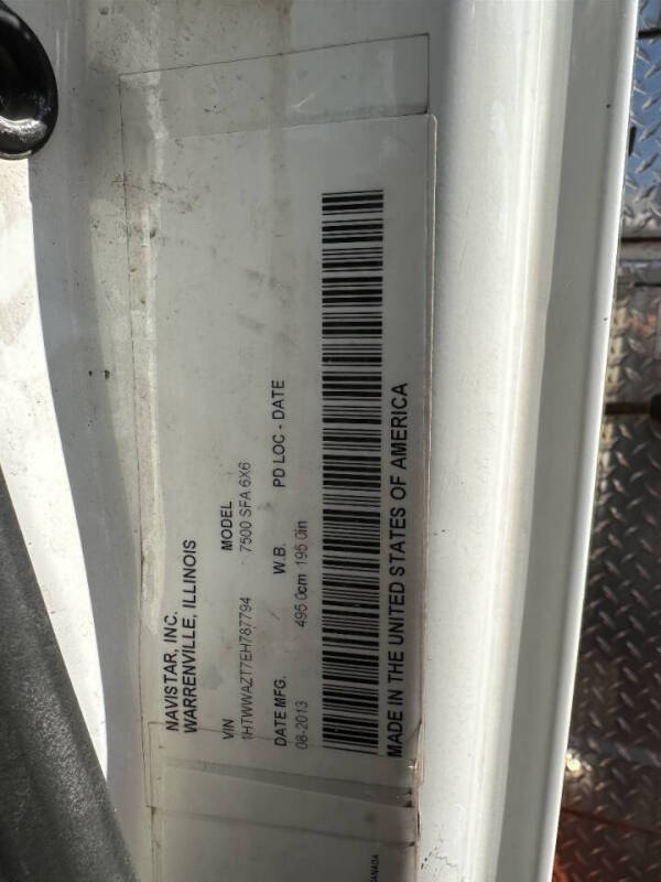 2014 International WorkStar 7500