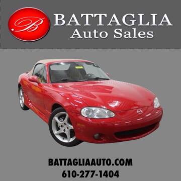 2002 Mazda MX-5 Miata for sale at Battaglia Auto Sales in Plymouth Meeting PA