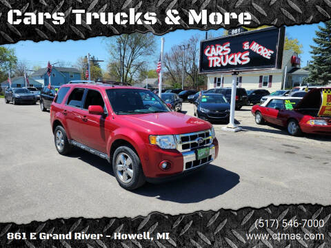 2011 Ford Escape for sale at Cars Trucks & More in Howell MI